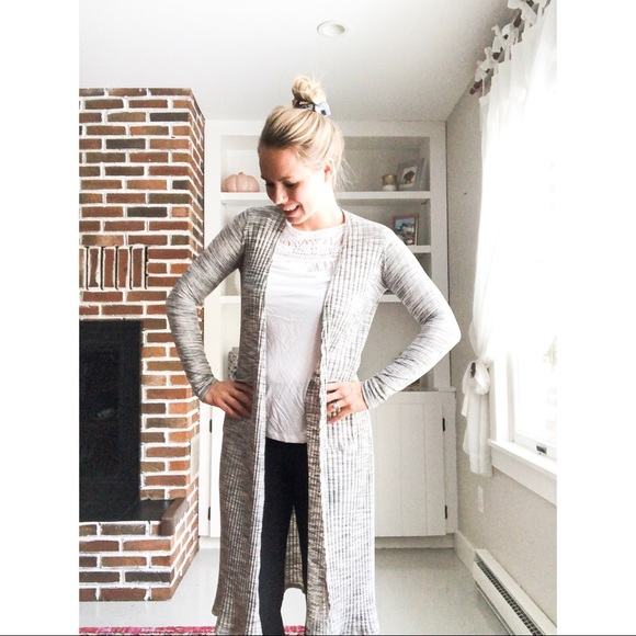 LuLaRoe Sweaters - Lularoe Heather Grey Sarah Duster Cardigan